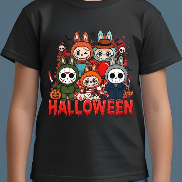 Labubu Halloween Graphic T-shirts - Picture 3 of 3
